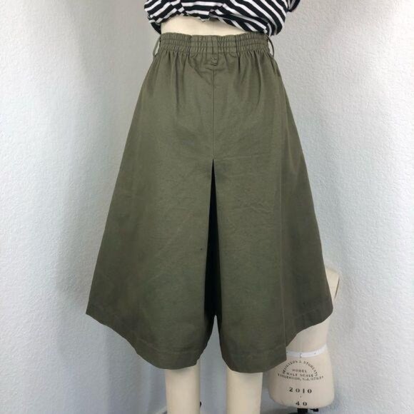 OAK Military Wide Short in Fatigue Culotte Flare - Picture 8 of 12